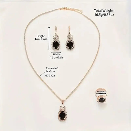 Ensemble de bijoux- Elégant- Quartz