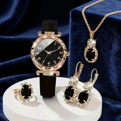 Ensemble de bijoux- Elégant- Quartz