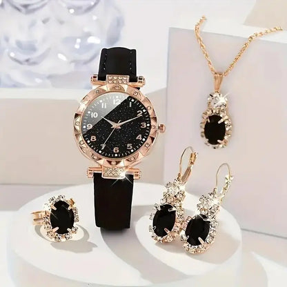 Ensemble de bijoux- Elégant- Quartz