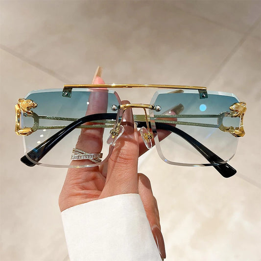 Lunettes de soleil monture or pour hommes & femmes