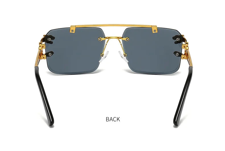 Lunettes de soleil monture or pour hommes & femmes