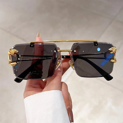 Lunettes de soleil monture or pour hommes & femmes