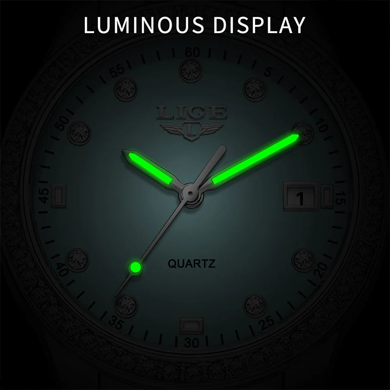 Montre Homme & femme Cadrant lumineux