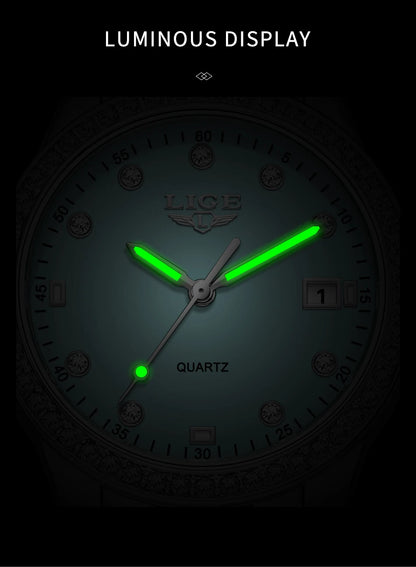 Montre Homme & femme Cadrant lumineux