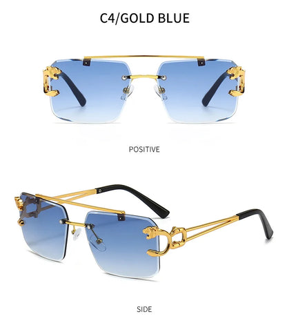 Lunettes de soleil monture or pour hommes & femmes