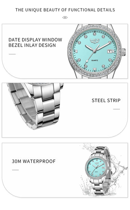 Montre Homme & femme Cadrant lumineux