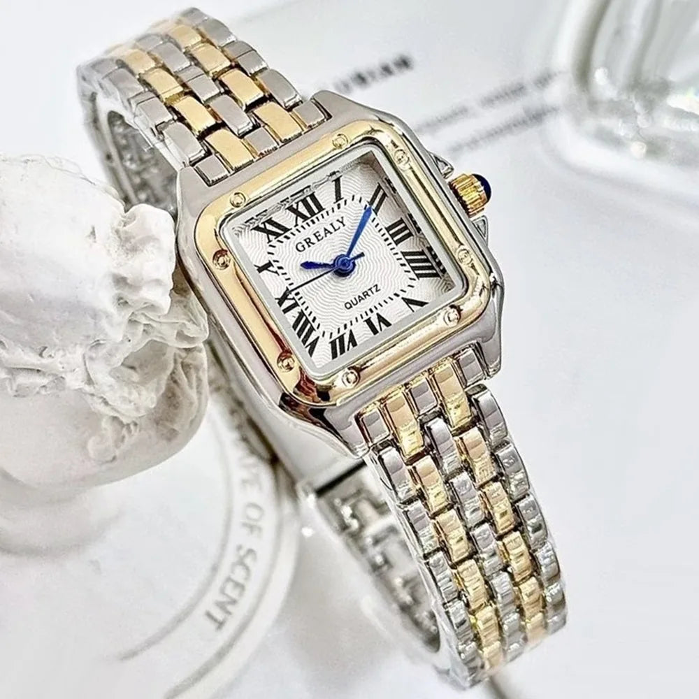Montres style luxe pour femmes Or, élégante By J&B Miller's de chez Quartz