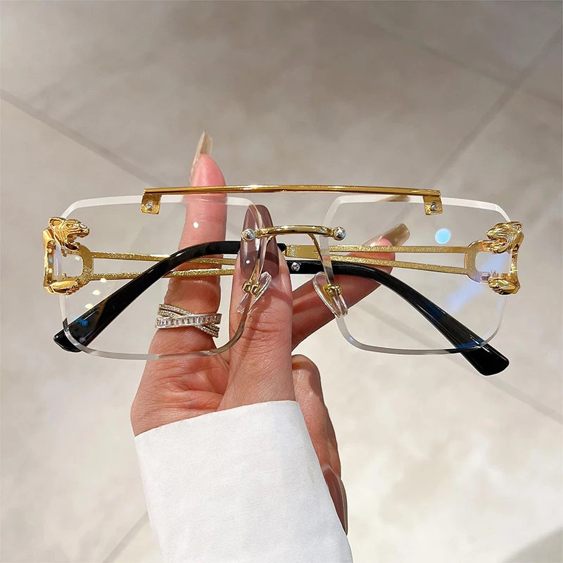 Lunettes de soleil monture or pour hommes & femmes