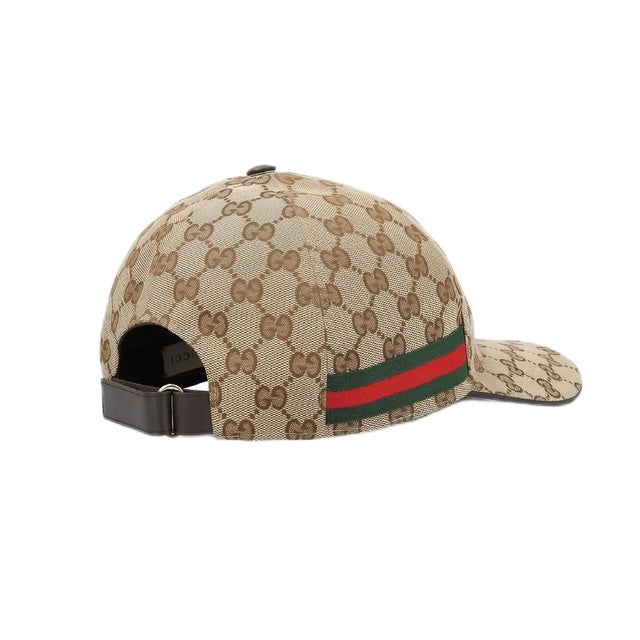 Casquette gucci marron avec bande